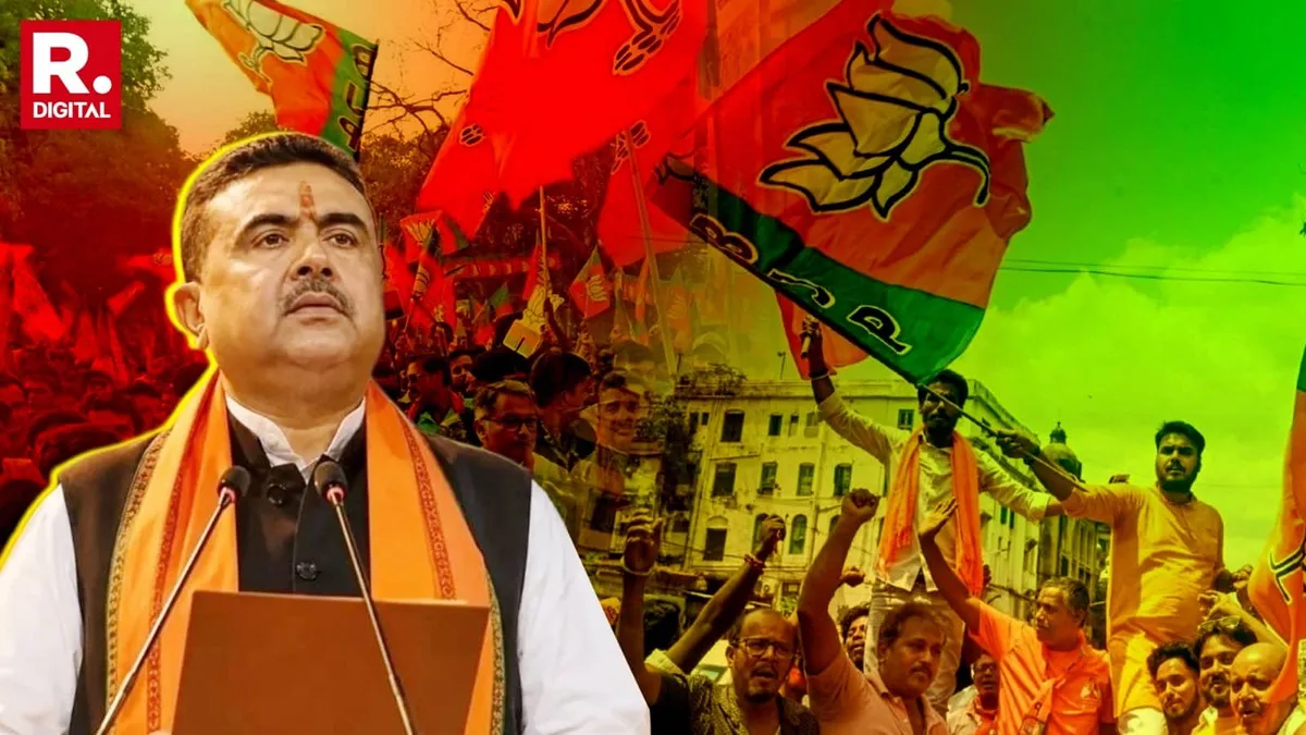 Bengal crowns Suvendu Adhikari with dhak dhunuchi chhau at historic chief minister oath