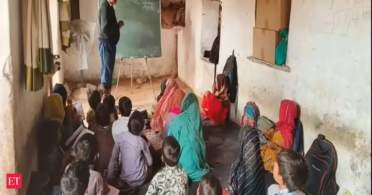 Students learn in cattle sheds as 19 Gurugram area schools lack toilets and water
