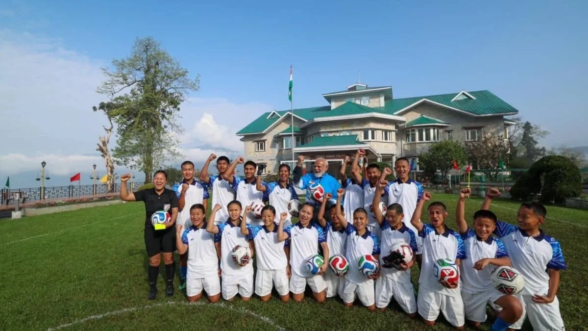 AIFF President says PM Modi’s Sikkim football moment could spark a new generation of players