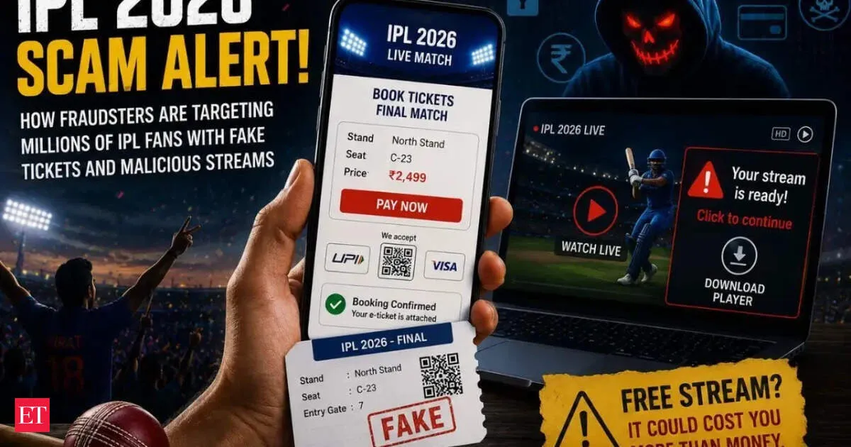 IPL 2026 scam season here over 600 fake ticket sites and malware streams target fans