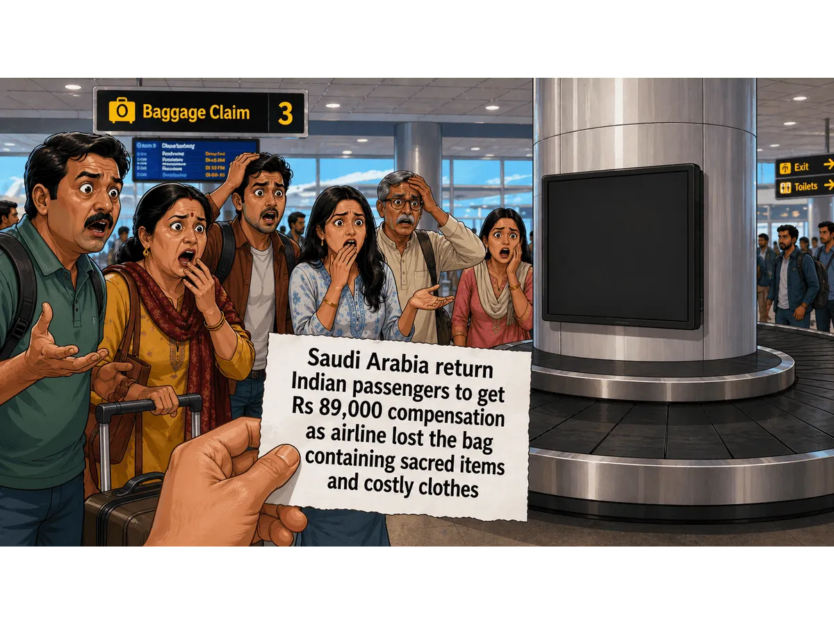 Airline ordered to pay Rs 1 19 lakh after losing bag of sacred items