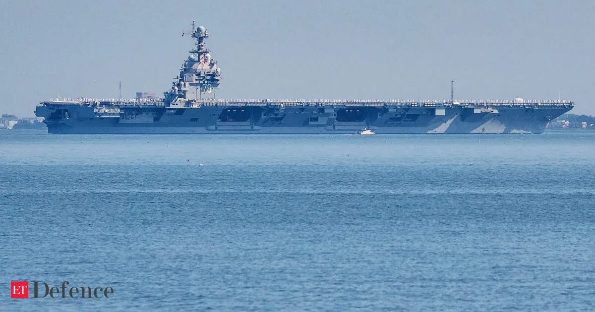 USS Gerald R Ford heads home as Trump weighs new Iran strikes amid stalled talks