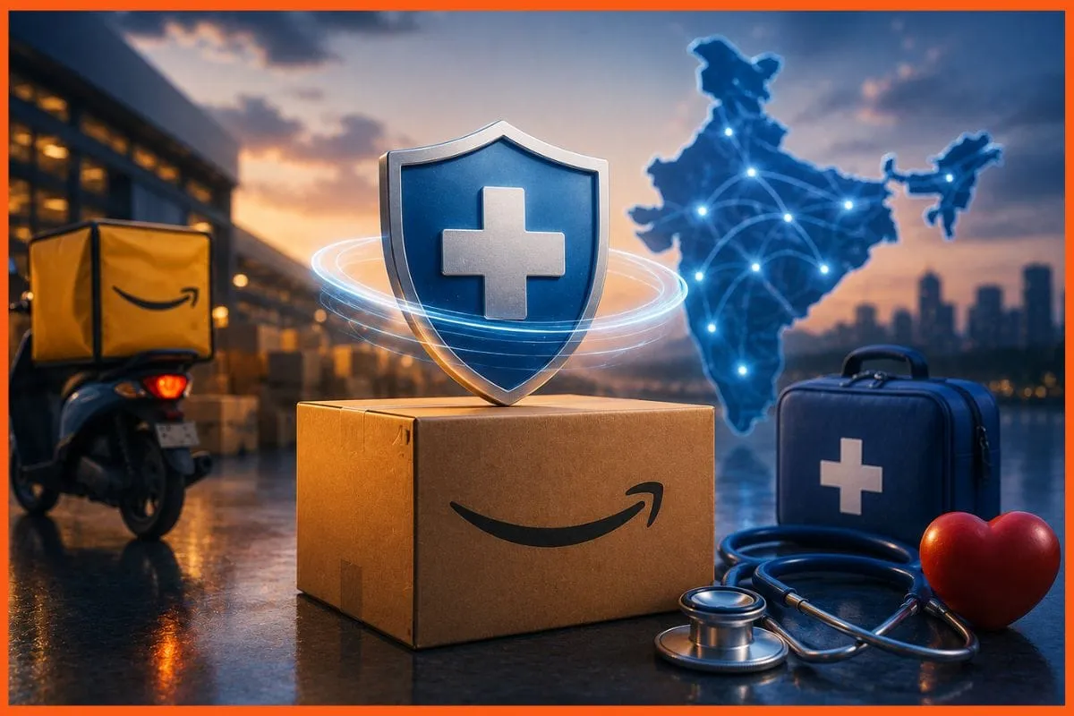 Amazon India raises health coverage for 90000 delivery partners as quick commerce surges