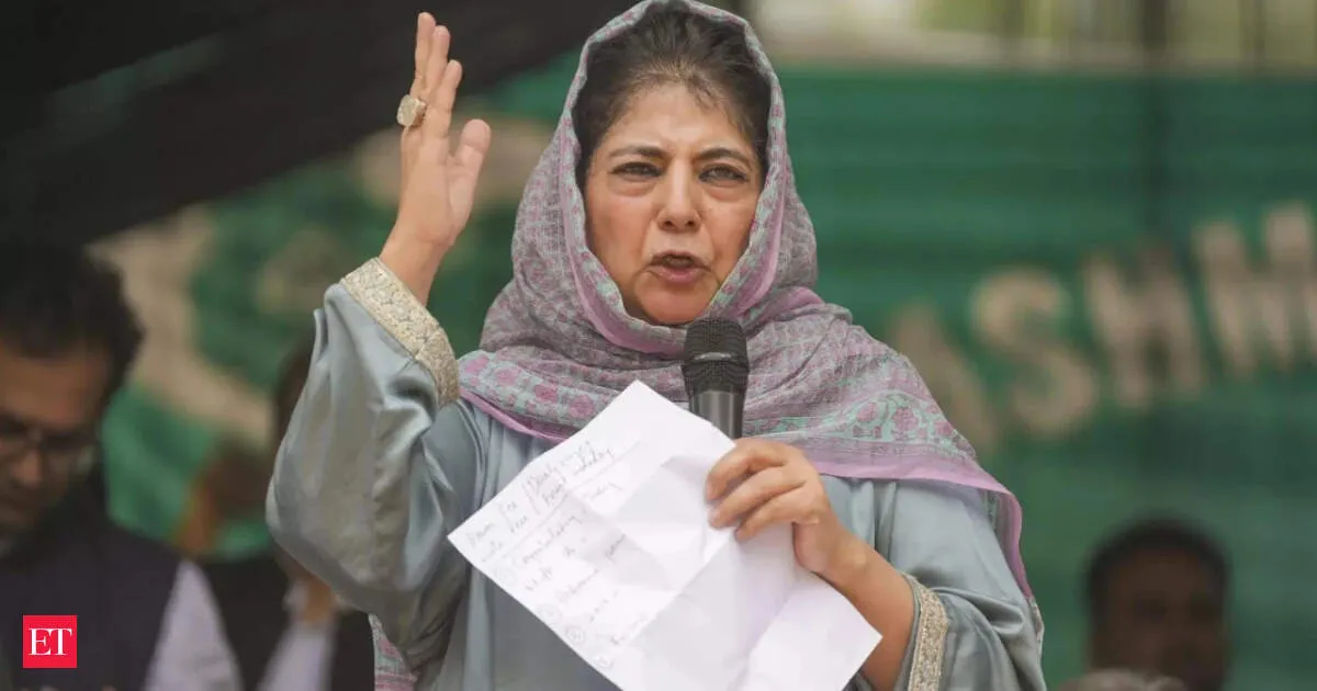 Mehbooba Mufti claims 12000 FIR revocations as she slams Omar Abdullah government