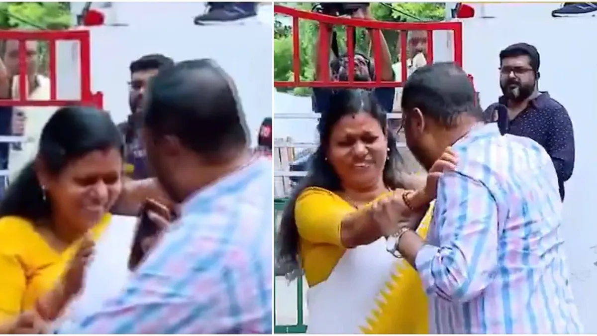 Congress leader Cherian Philip viral hug video sparks outrage in Kerala