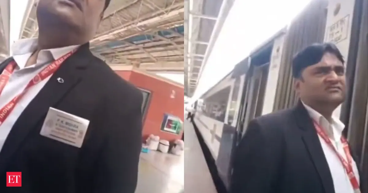 Vande Bharat TTE suspended after viral video of unofficial ticket deal for Rs 750