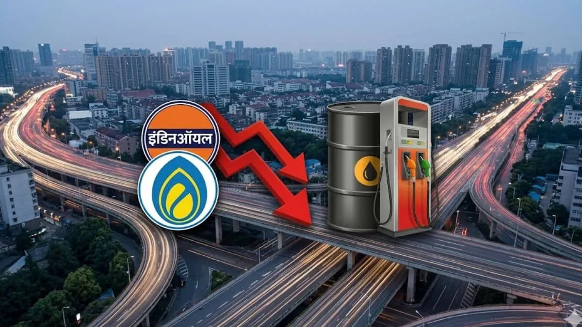 PSU OMC shares slide as petrol diesel rise Rs 3 despite crude staying near multi-month lows