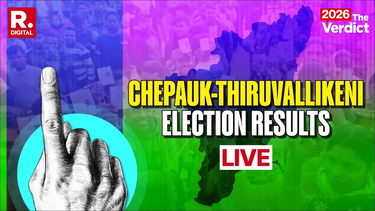 Chepauk Thiruvallikeni Election Results 2026 Counting Starts 8 AM Live Tracking Begins Now